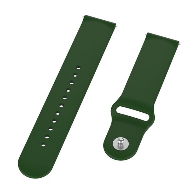 For Huawei Watch GT Runner 2 Reverse Buckle Solid Color Silicone Watch Band