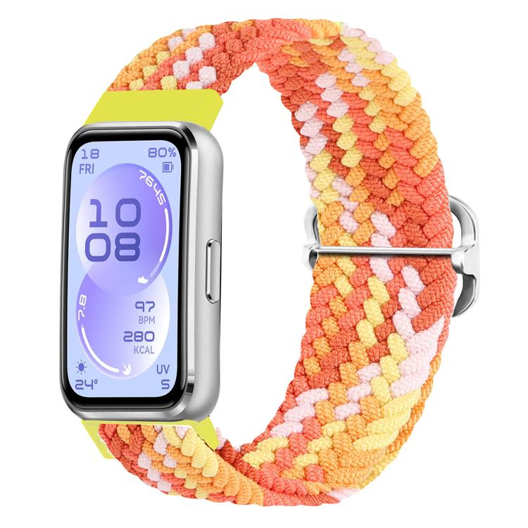 For Huawei Band 11 / Band 11 Pro Slide Buckle Nylon Woven Watch Band