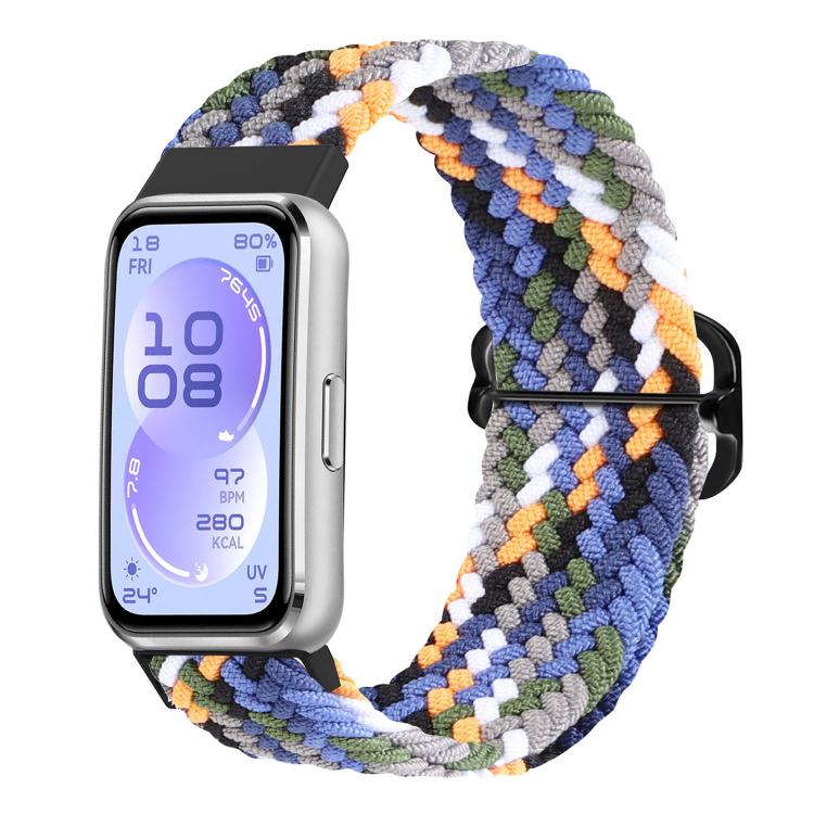 For Huawei Band 11 / Band 11 Pro Slide Buckle Nylon Woven Watch Band