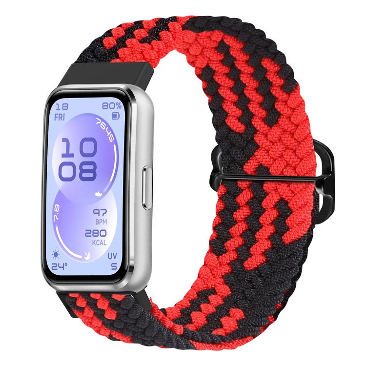 For Huawei Band 11 / Band 11 Pro Slide Buckle Nylon Woven Watch Band