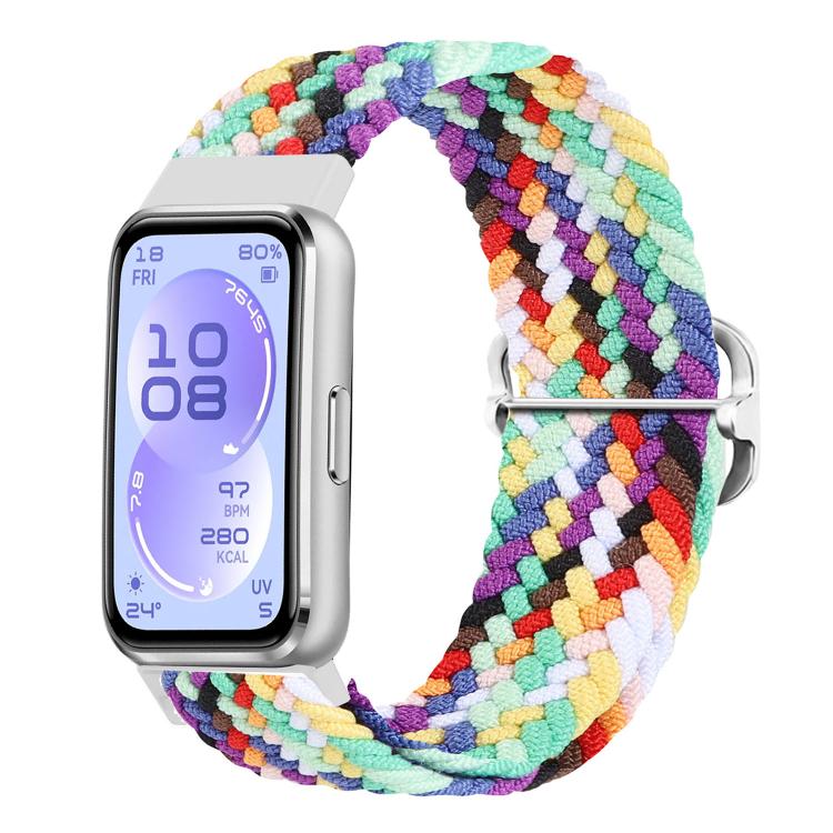 For Huawei Band 11 / Band 11 Pro Slide Buckle Nylon Woven Watch Band