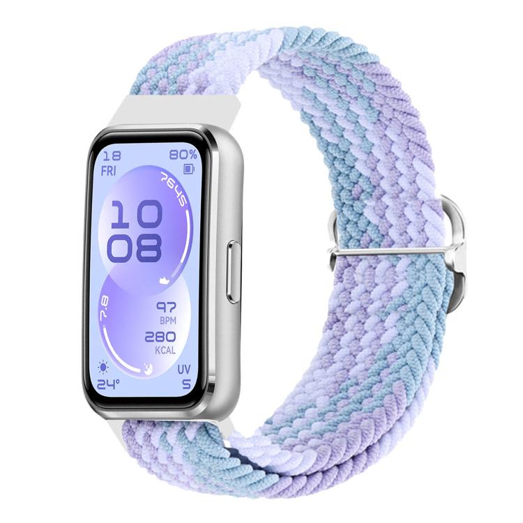For Huawei Band 11 / Band 11 Pro Slide Buckle Nylon Woven Watch Band