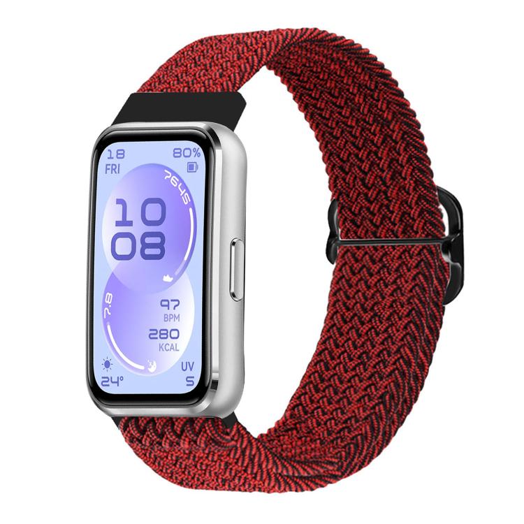 For Huawei Band 11 / Band 11 Pro Slide Buckle Nylon Woven Watch Band