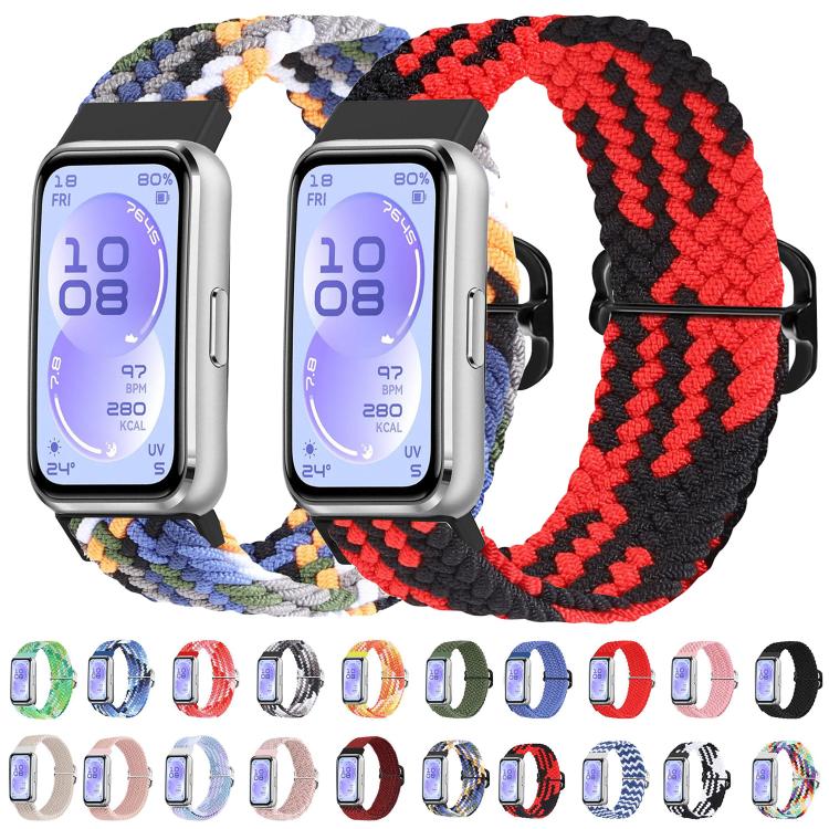 For Huawei Band 11 / Band 11 Pro Slide Buckle Nylon Woven Watch Band