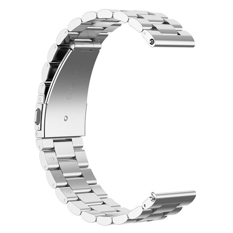 For Huawei Watch GT Runner 2 Three Beads Folding Clasp Stainless Steel Watch Band