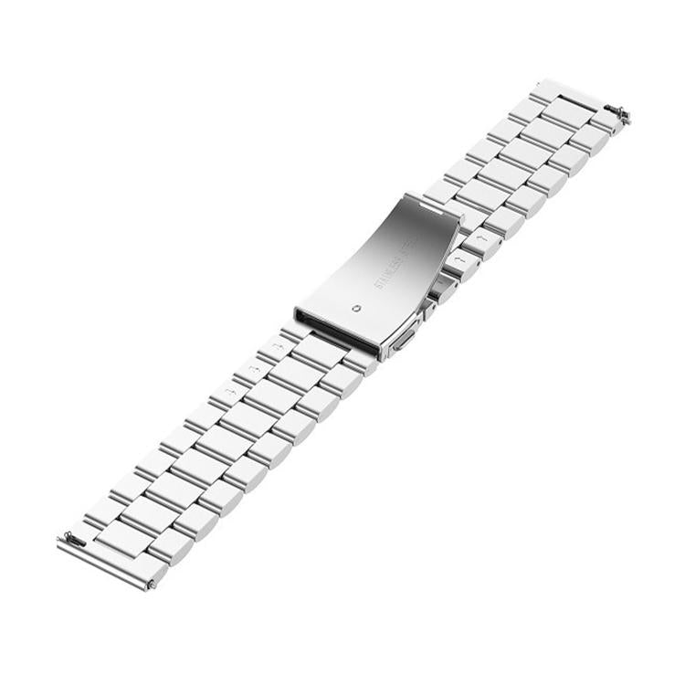 For Huawei Watch GT Runner 2 Three Beads Folding Clasp Stainless Steel Watch Band