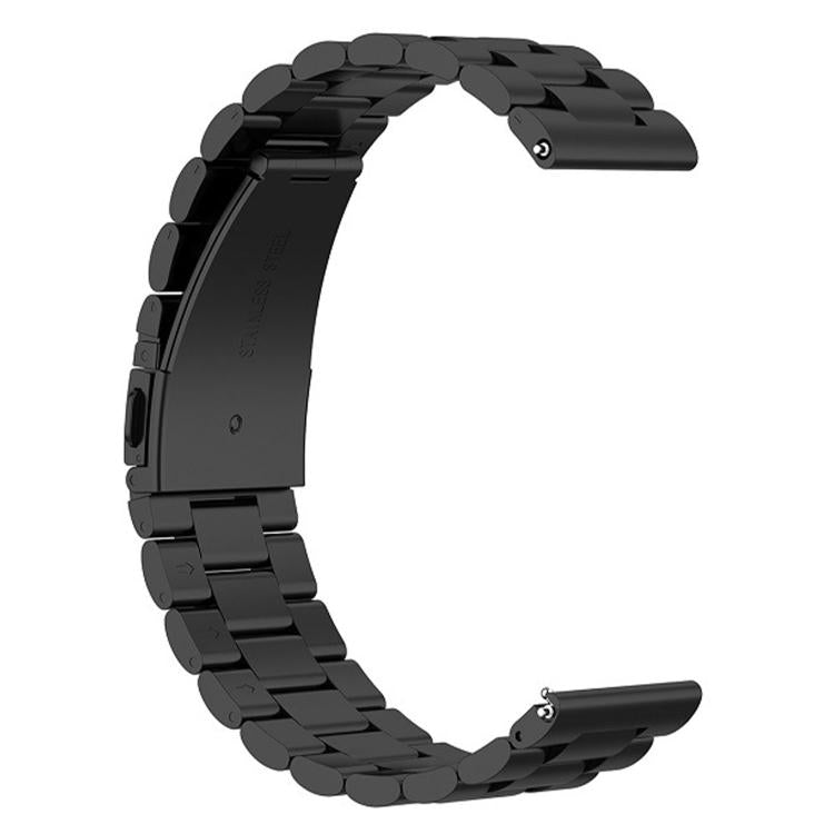 For Huawei Watch GT Runner 2 Three Beads Folding Clasp Stainless Steel Watch Band
