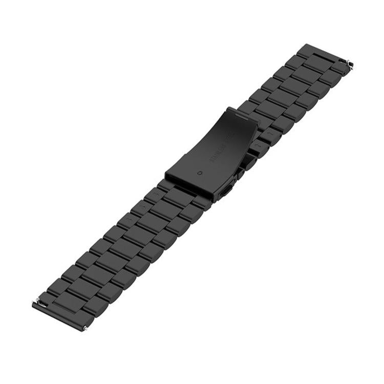 For Huawei Watch GT Runner 2 Three Beads Folding Clasp Stainless Steel Watch Band