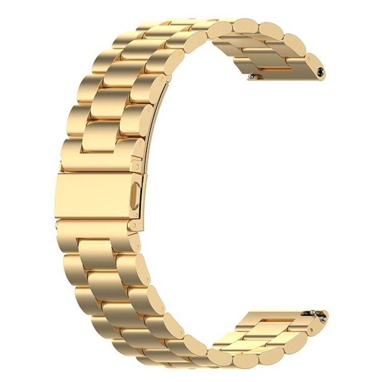 For Huawei Watch GT Runner 2 Three Beads Folding Clasp Stainless Steel Watch Band