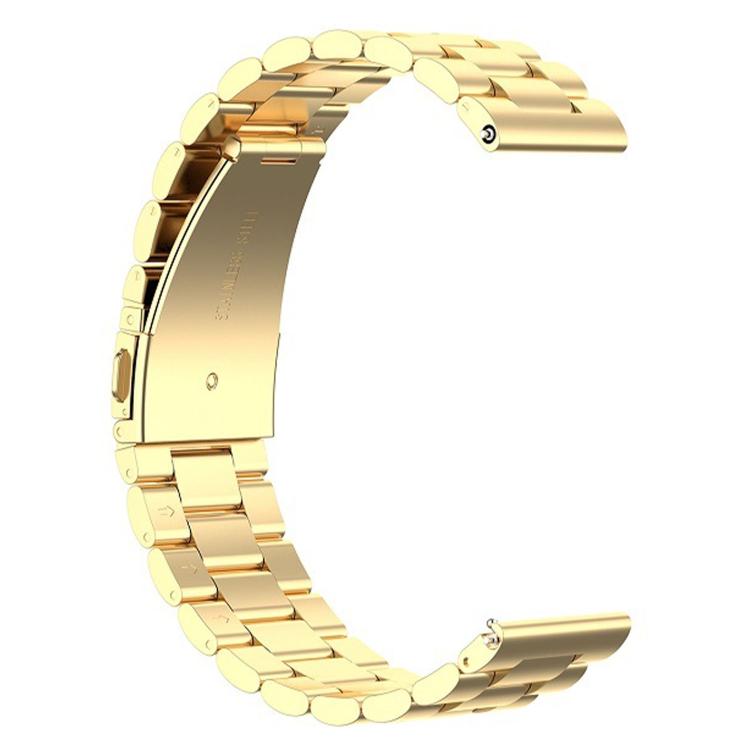 For Huawei Watch GT Runner 2 Three Beads Folding Clasp Stainless Steel Watch Band