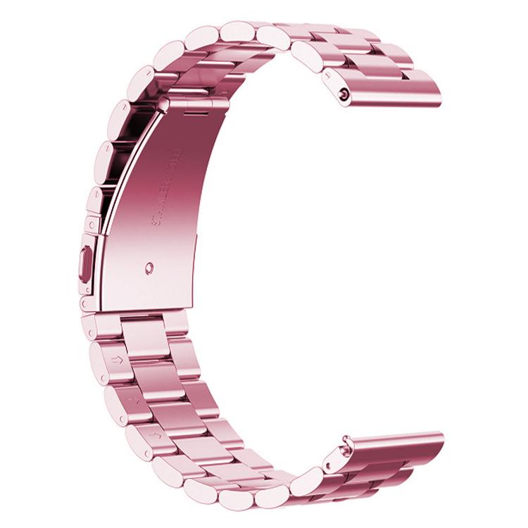 For Huawei Watch GT Runner 2 Three Beads Folding Clasp Stainless Steel Watch Band