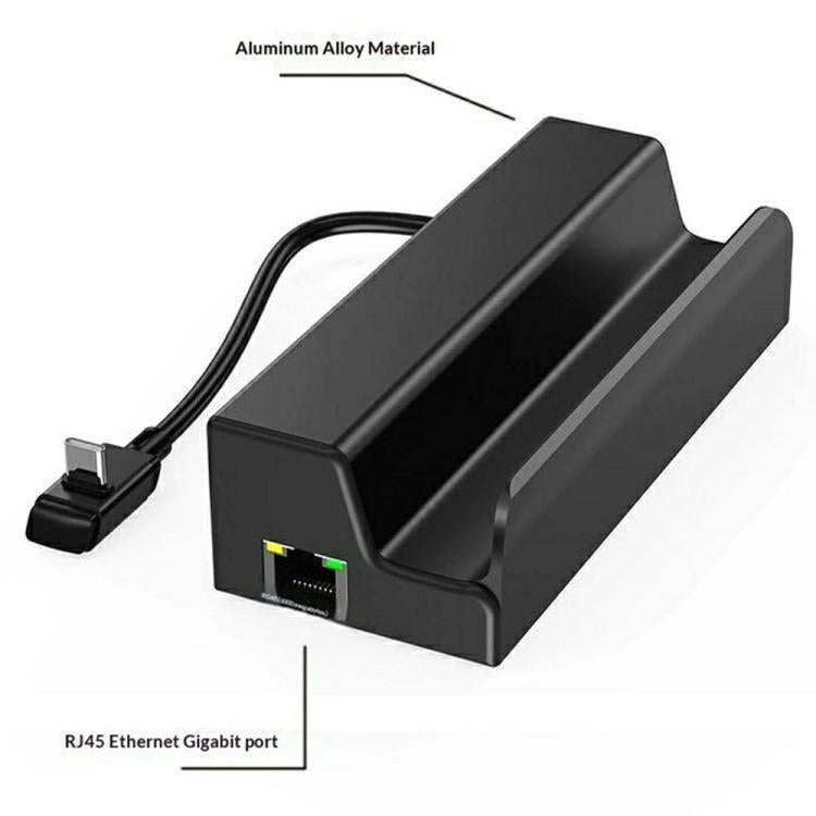 HC-86E 6 in 1 Gigabit Ethernet 4K HD PD 60W Charging Hub For Game Consoles