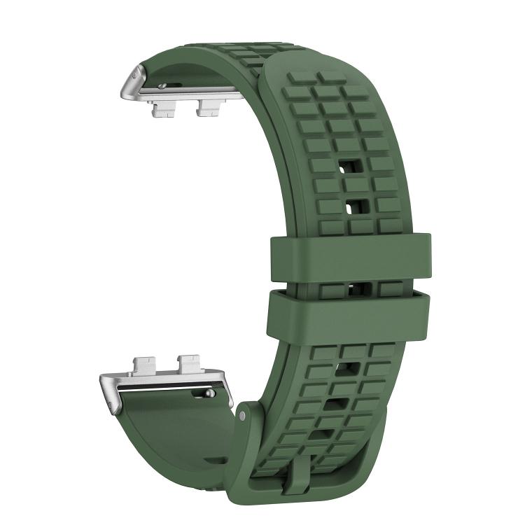 For Huawei Band 11 / Band 11 Pro Knurled Texture Solid Color Silicone Watch Band