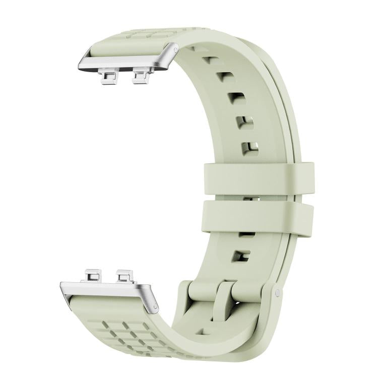 For Huawei Band 11 / Band 11 Pro Knurled Texture Solid Color Silicone Watch Band