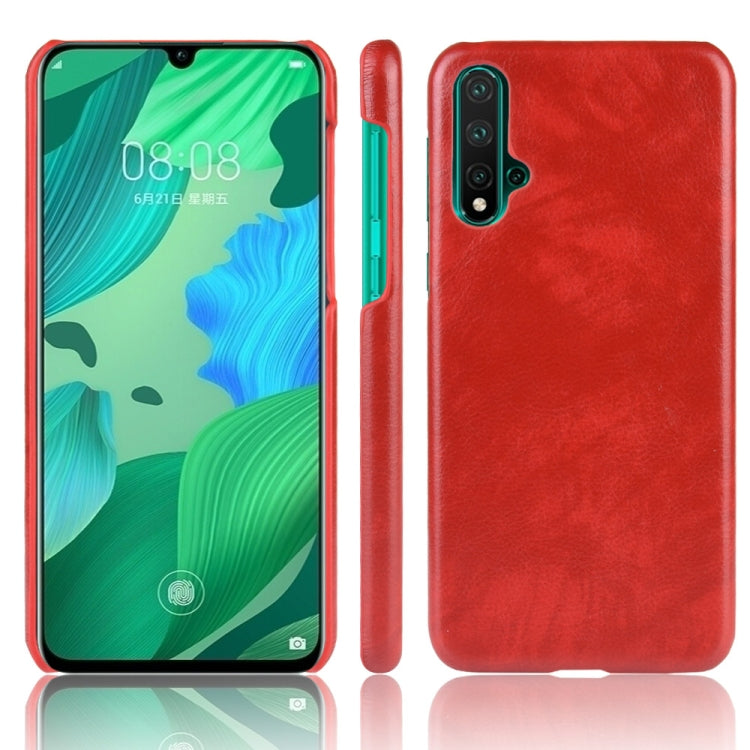 Shockproof Litchi Texture PC + PU Case For Huawei Nova 5 / Nova 5 Pro