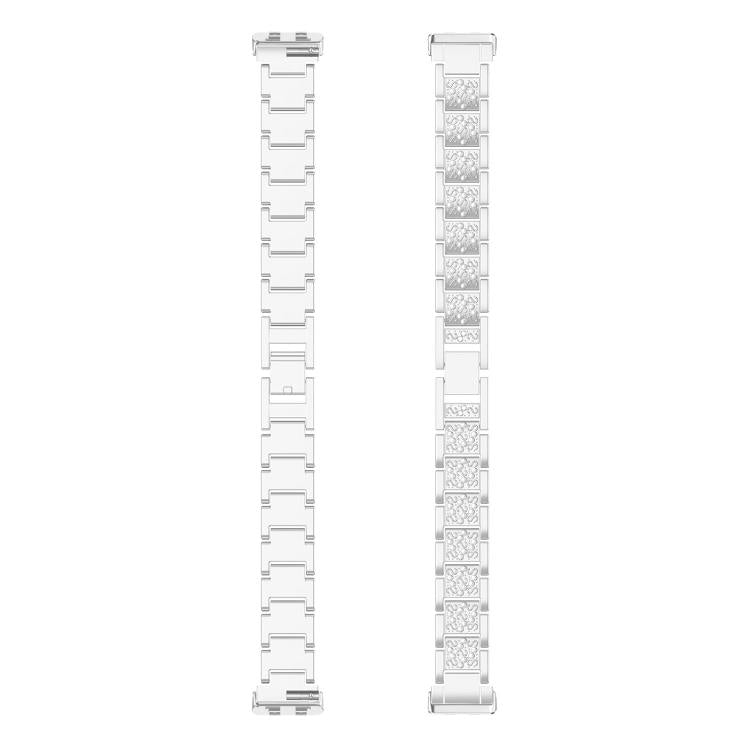 For Huawei Band 11 / Band 11 Pro Three Beads Full Diamond Metal Watch Band