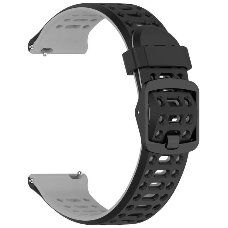 20mm Perforated Double Color Silicone Watch Band