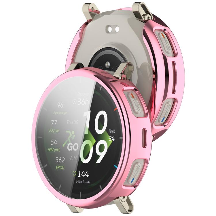 For Amazfit Active 3 Premium Electroplated TPU Full Coverage Watch Protective Case