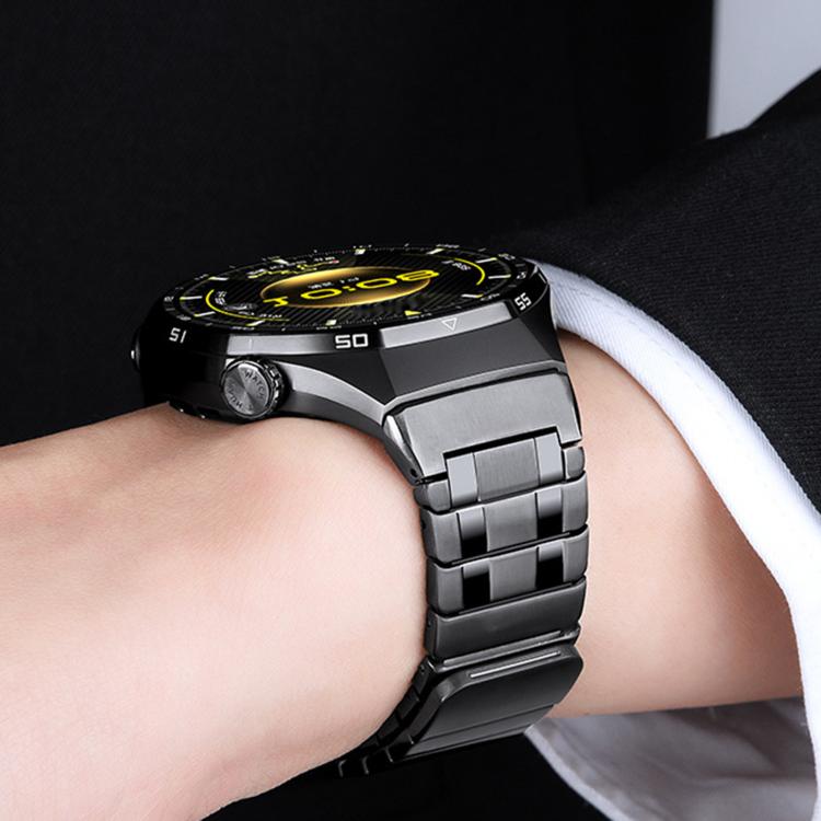 For Huawei Watch GT6 Pro Seamless Press Button AP Style Magnetic Stainless Steel Watch Band