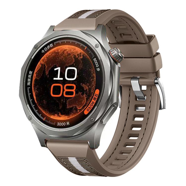 For OPPO Watch X3 Braid Nylon Hybrid Silicone Watch Band