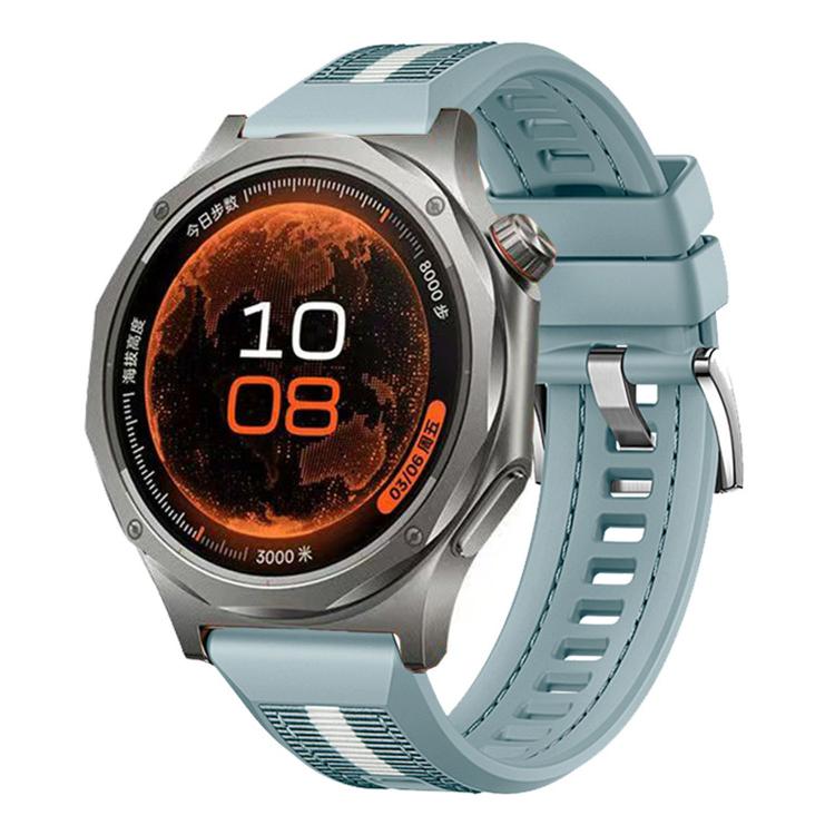 For OPPO Watch X3 Braid Nylon Hybrid Silicone Watch Band