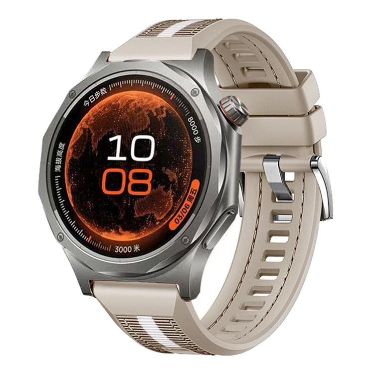 For OPPO Watch X3 Braid Nylon Hybrid Silicone Watch Band