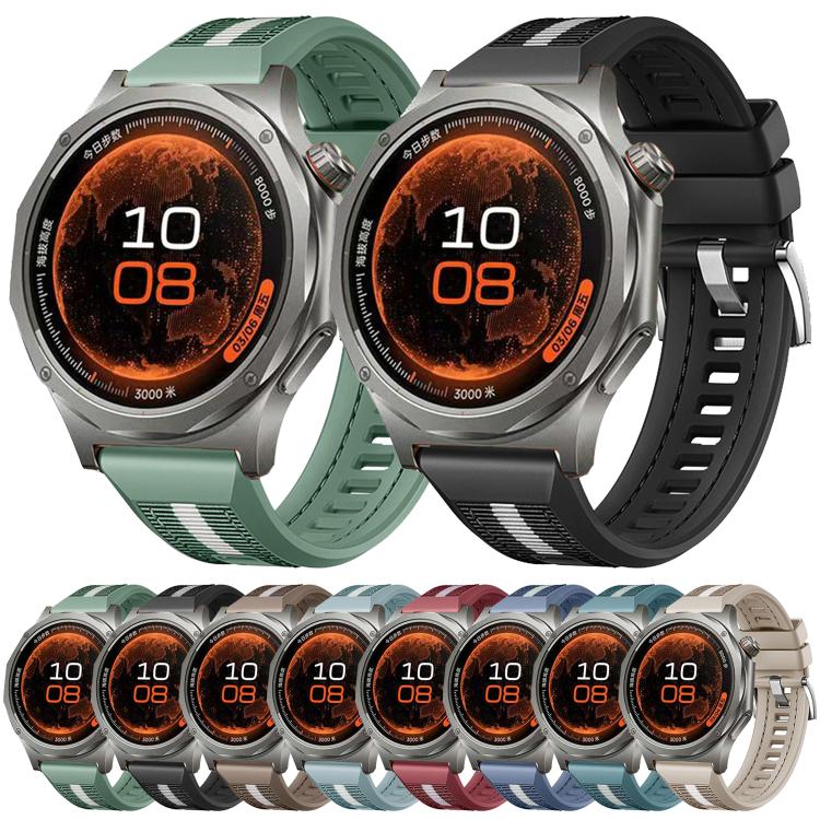 For OPPO Watch X3 Braid Nylon Hybrid Silicone Watch Band