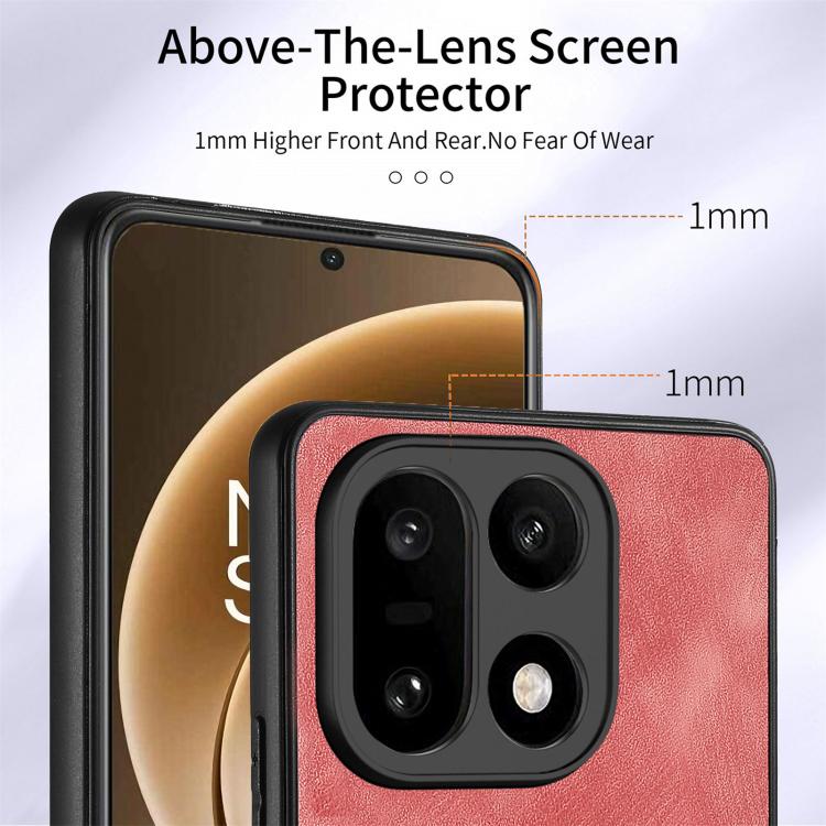 For OnePlus 15 Retro Skin-feel Ring Card Wallet Phone Case