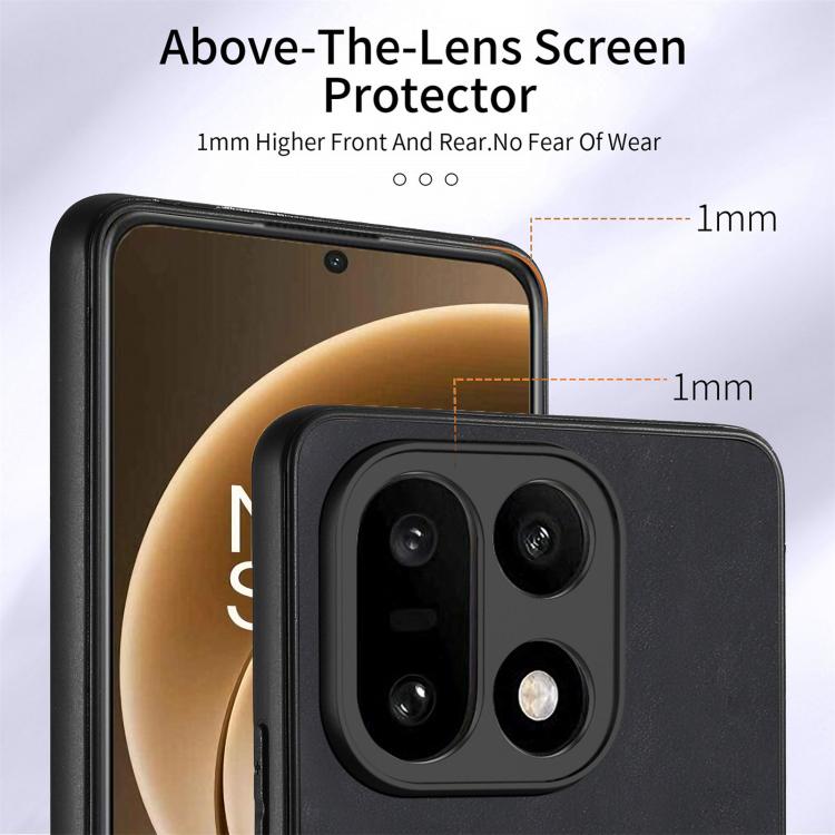 For OnePlus 15 Retro Skin-feel Ring Card Wallet Phone Case
