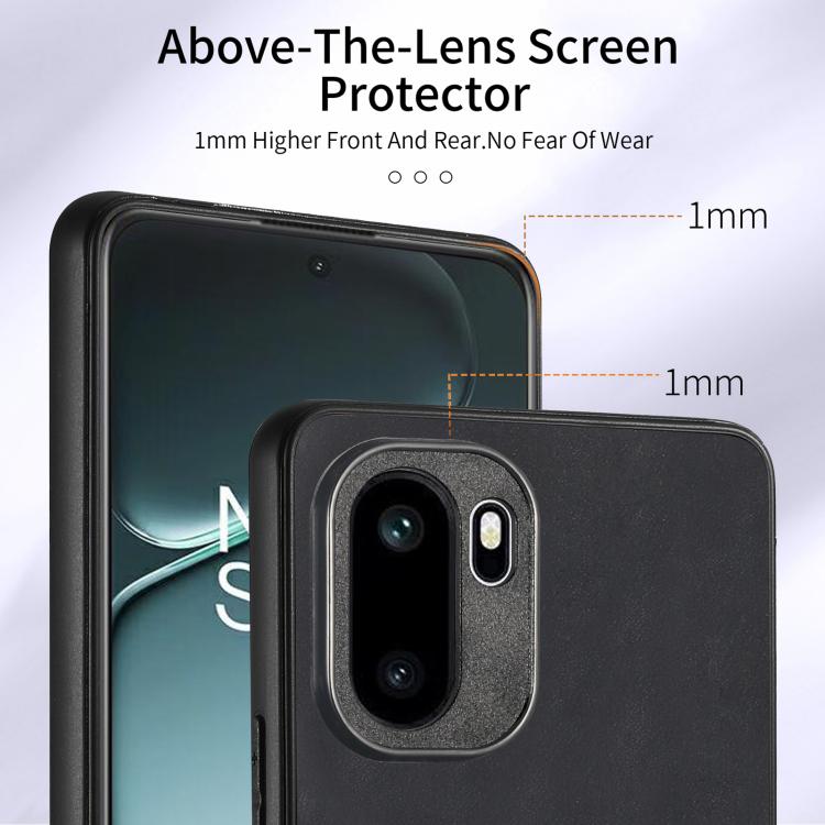 For OnePlus Ace 6 / 6T / 15R Retro Skin-feel Ring Card Wallet Phone Case