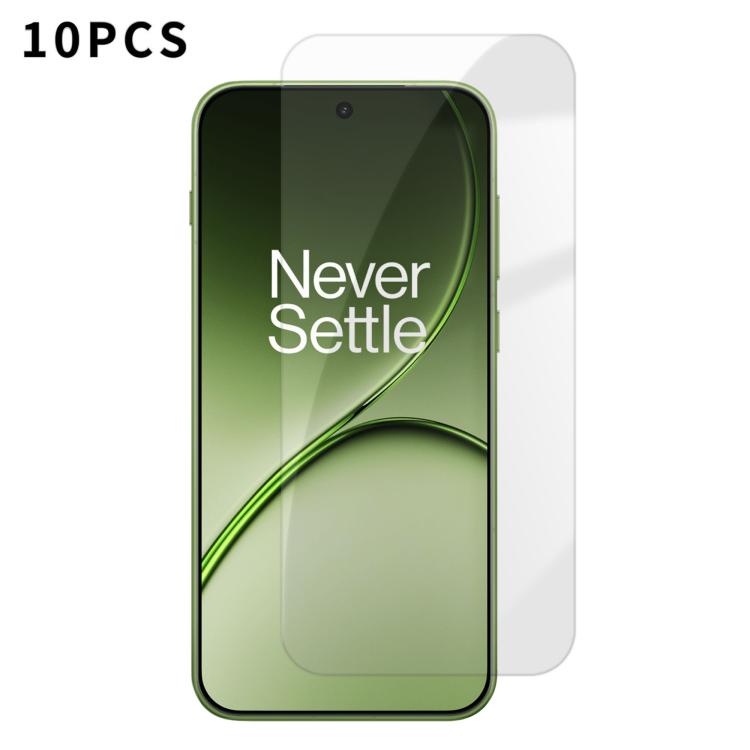For OnePlus 15T Kalebol 10pcs High-Aluminum Semi-Screen Anti-Fingerprint HD Tempered Glass Film