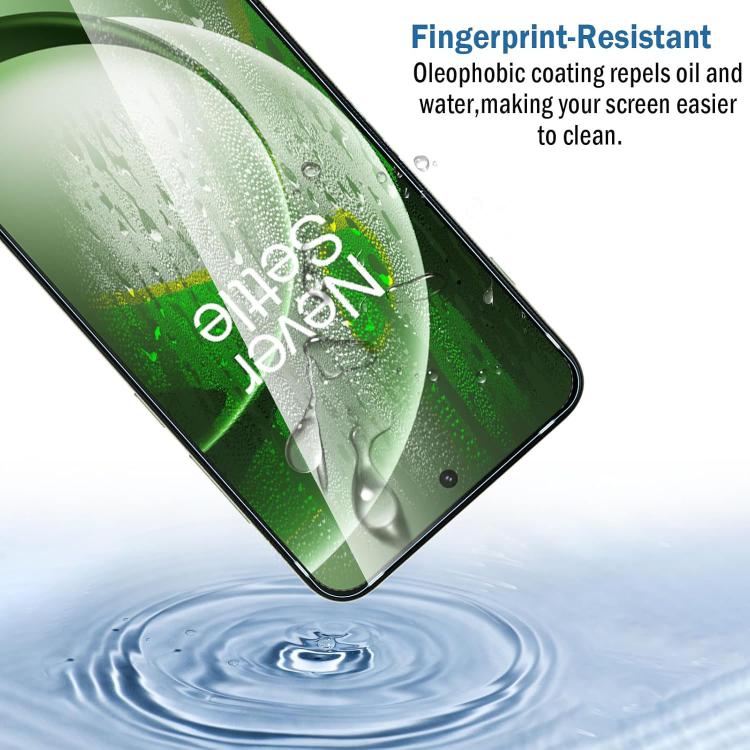 For OnePlus Tubro 6 / 6V Kalebol 10pcs High-Aluminum Semi-Screen Anti-Fingerprint HD Tempered Glass Film