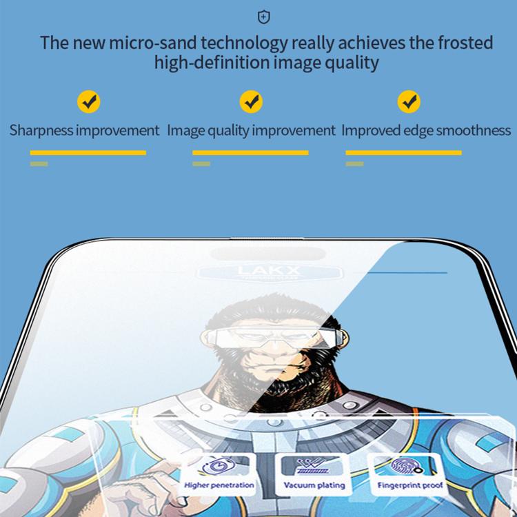 For iPhone 16 Plus 10pcs Blue Gorilla Anti-fingerprint Anti-static Silk Screen HD Electroplated Tempered Glass Film