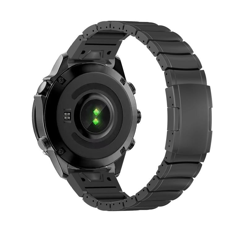 For Garmin 26mm Turtle Buckle One Bead Silicone Titanium Alloy Watch Band