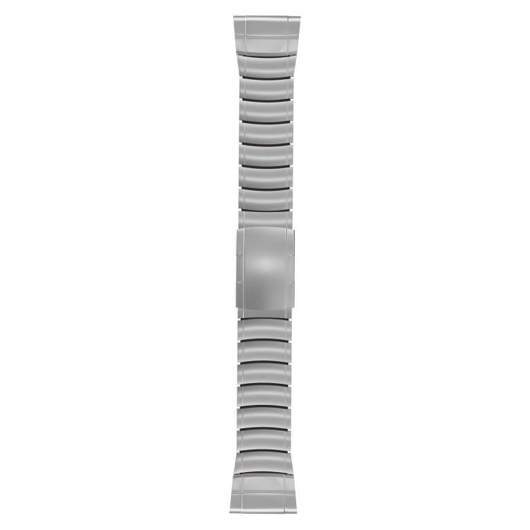 For Garmin 26mm Turtle Buckle One Bead Silicone Titanium Alloy Watch Band