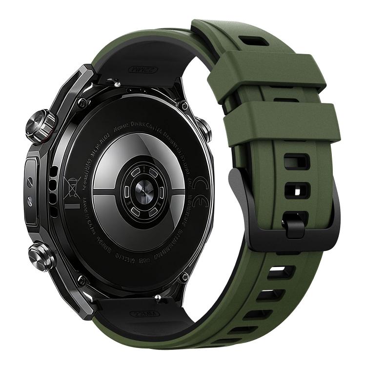22mm Speed Shadow Sports Two Color Silicone Watch Band