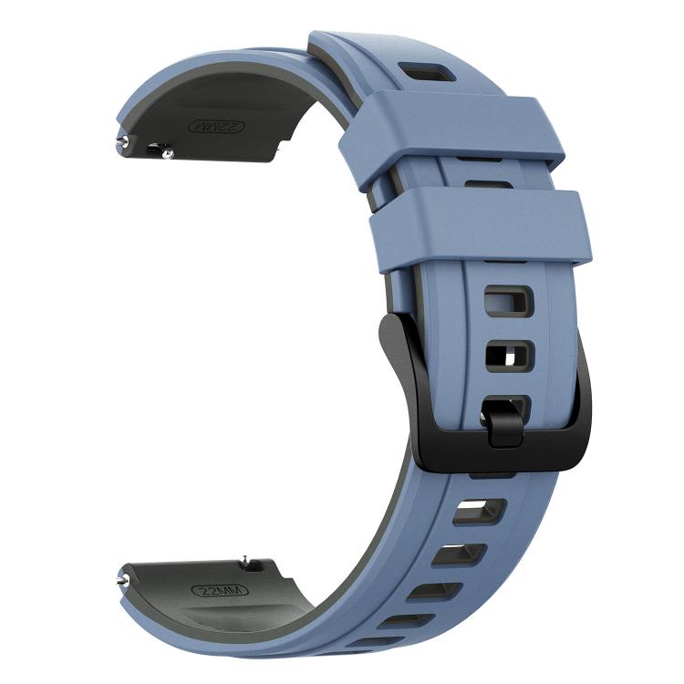 22mm Speed Shadow Sports Two Color Silicone Watch Band