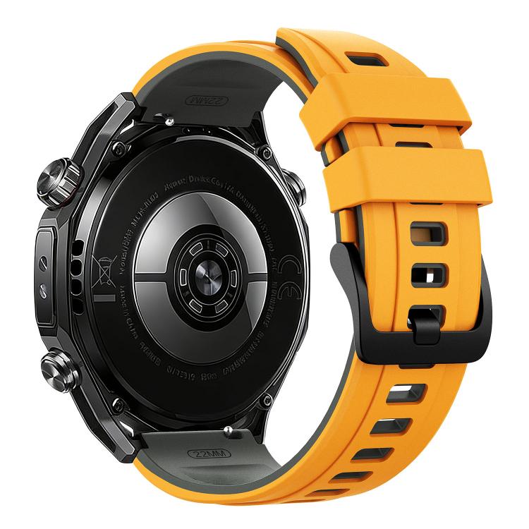 22mm Speed Shadow Sports Two Color Silicone Watch Band
