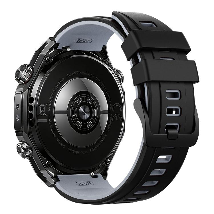 22mm Speed Shadow Sports Two Color Silicone Watch Band