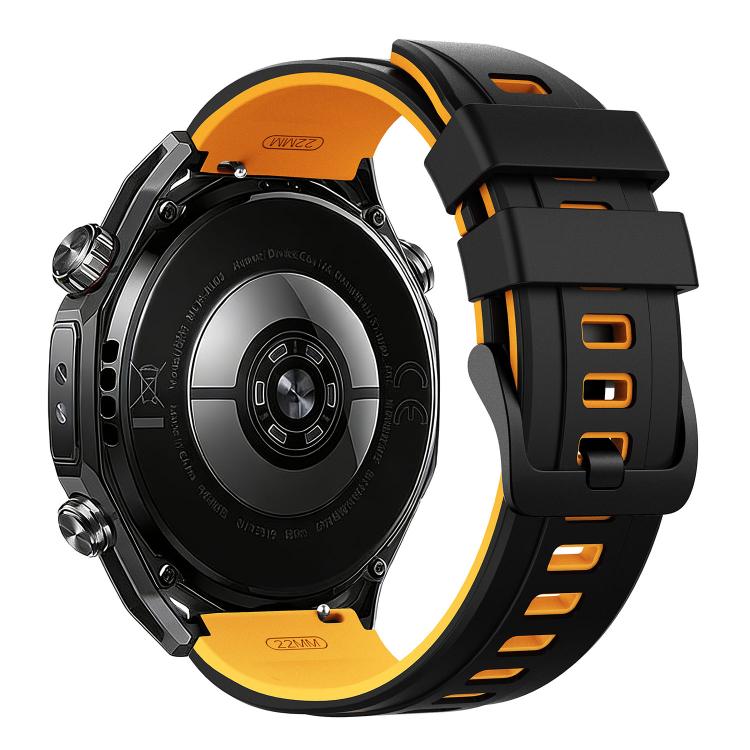 22mm Speed Shadow Sports Two Color Silicone Watch Band