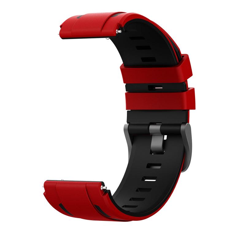 22mm Speed Shadow Sports Two Color Silicone Watch Band