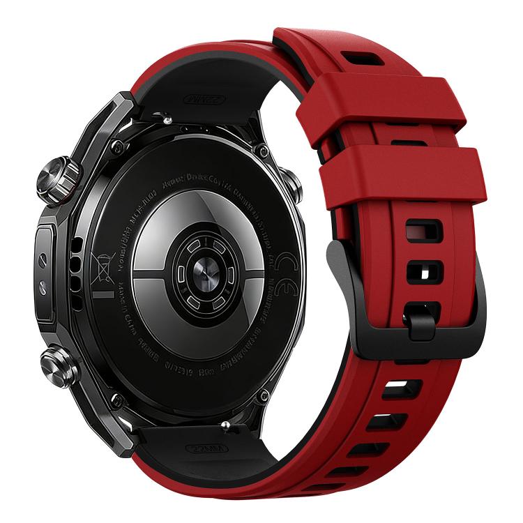 22mm Speed Shadow Sports Two Color Silicone Watch Band
