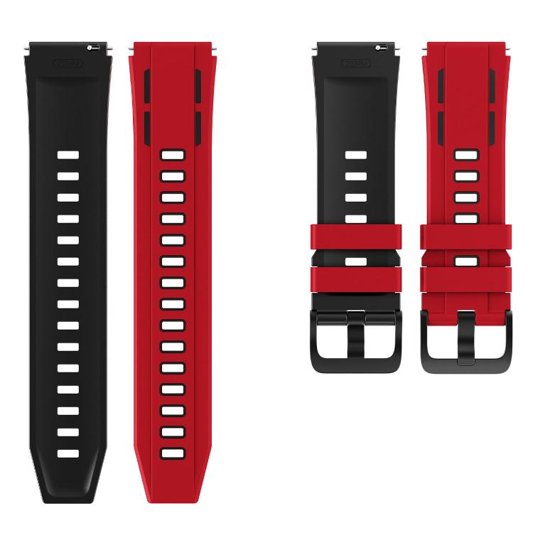 22mm Speed Shadow Sports Two Color Silicone Watch Band