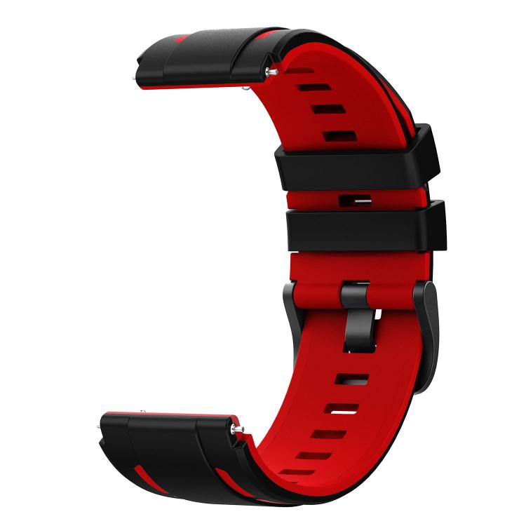 22mm Speed Shadow Sports Two Color Silicone Watch Band