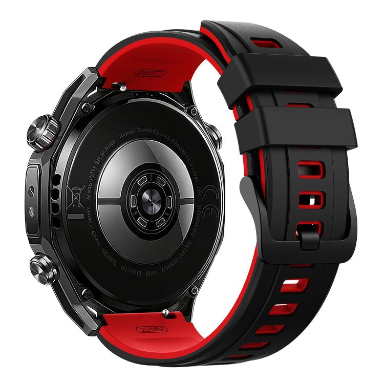 22mm Speed Shadow Sports Two Color Silicone Watch Band