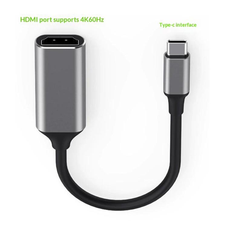 HC-61 HDMI Video Audio Sync Type-C to HDMI Cable 4K / 60Hz Adapter