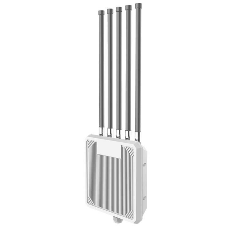 HW3000L IP67 Waterproof 3000Mbps WiFi 6 2.4 / 5G Dual Band High Gain Antenna POE Router, Plug:UK Plug