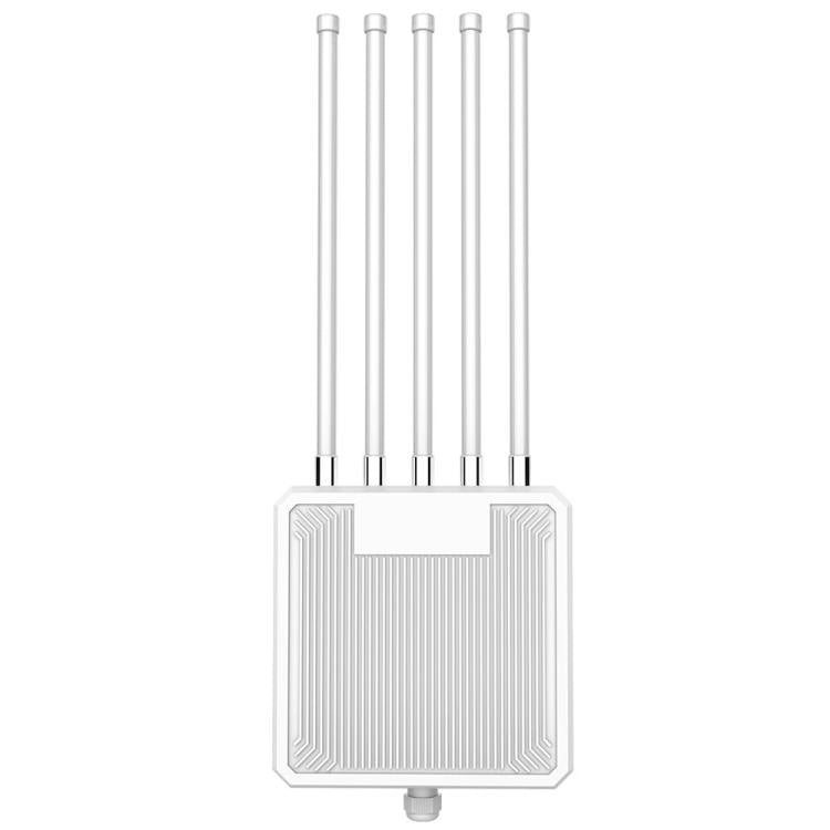 HW3000L IP67 Waterproof 3000Mbps WiFi 6 2.4 / 5G Dual Band High Gain Antenna POE Router, Plug:EU Plug