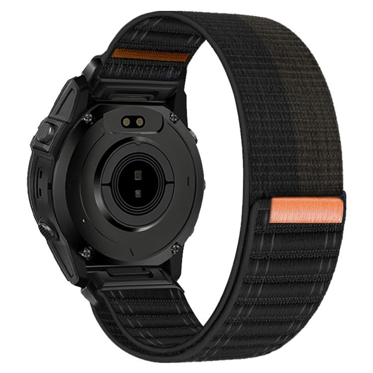 For Garmin 20mm Wave Texture Nylon Hook and Loop Fastener Quick Release Watch Band