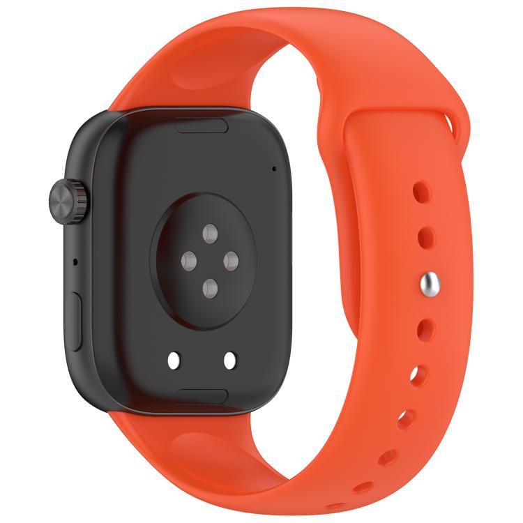 For Honor Watch X5i Reverse Buckle Solid Color Silicone Watch Band